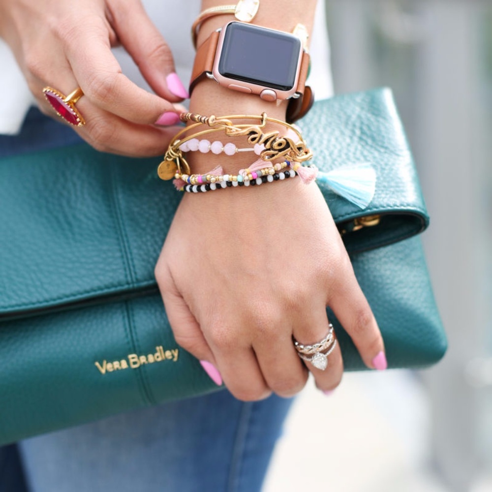 Teal Green Vera Bradley Clutch